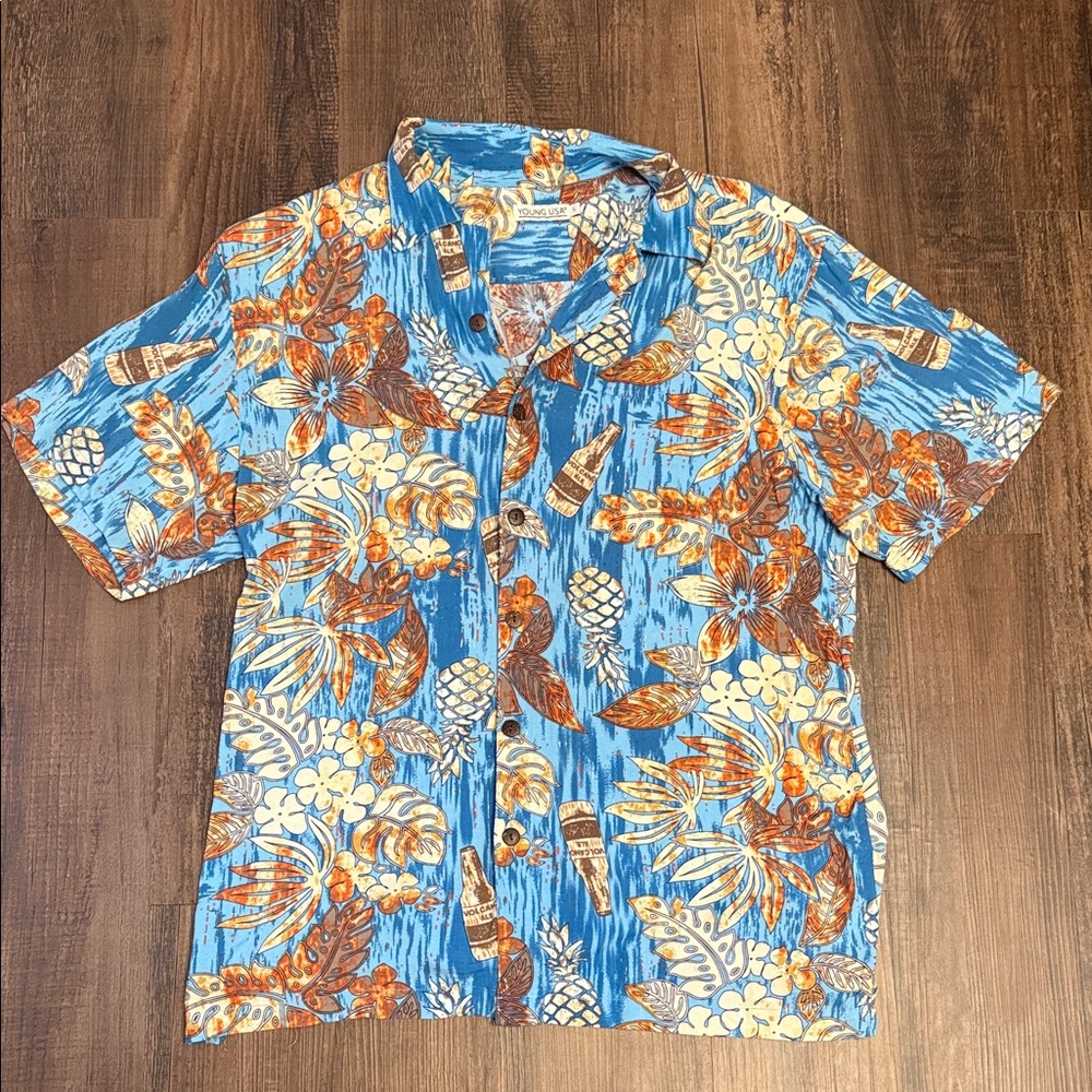 Men’s Hawaiian Button Down Shirt